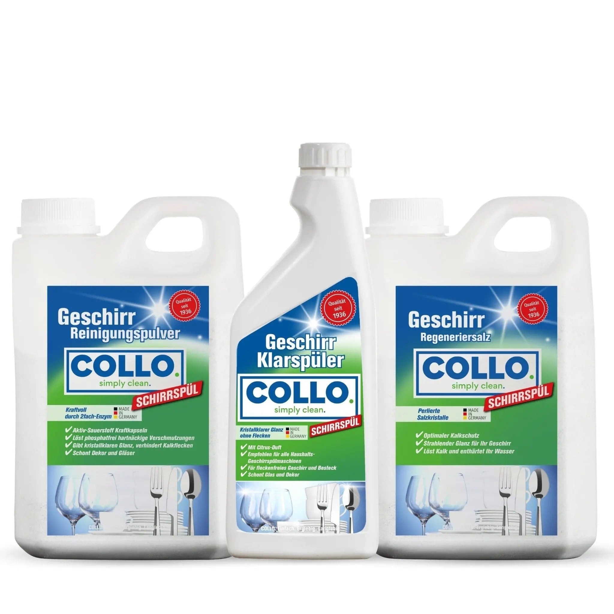 SCHIRRSPÜL Spülmaschinen - Set - 0500 - COLLO. simply clean.