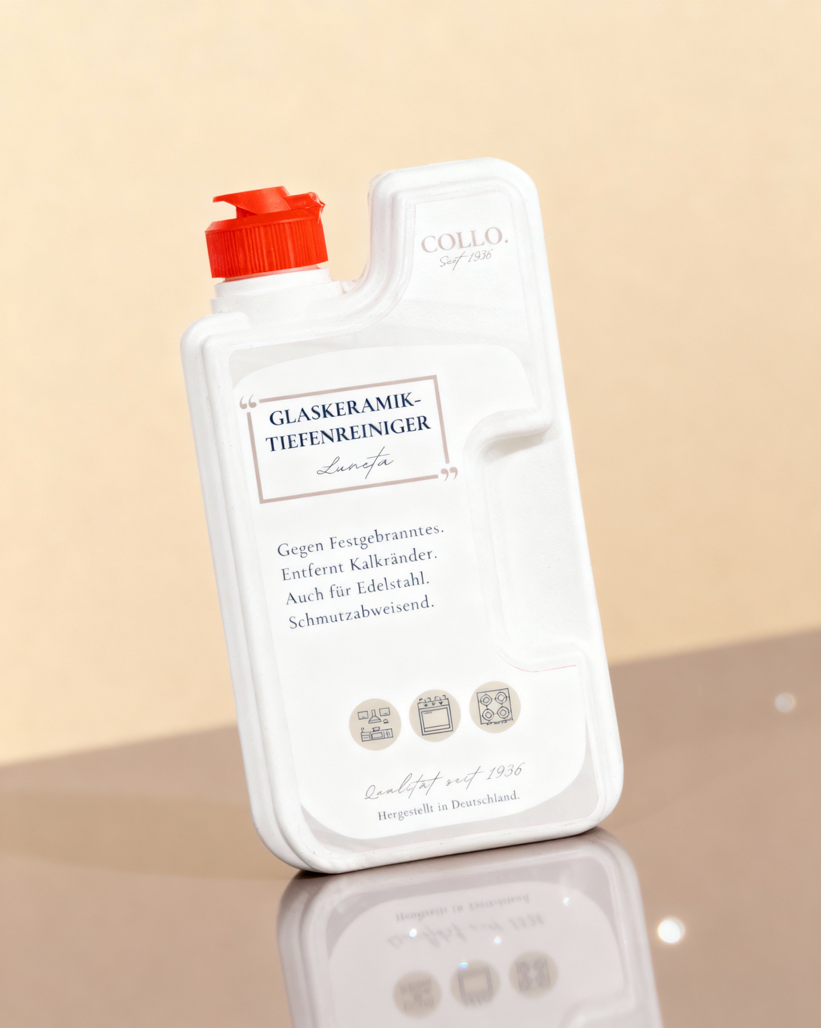 Vorteilsset: 5x Luneta - Glaskeramik - und Ceranfeldreiniger | Edelstahlpflege - 0065.5 - COLLO. simply clean.