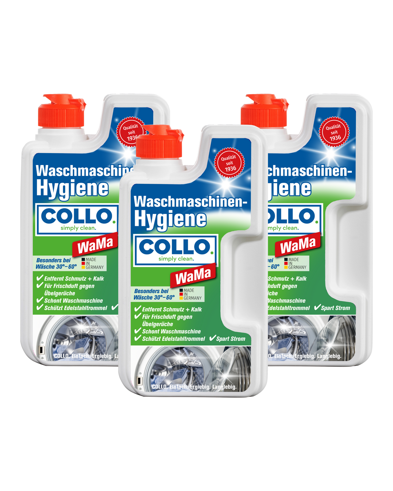 Vorteilsset: 3x Hygienischer Waschmaschinenreiniger