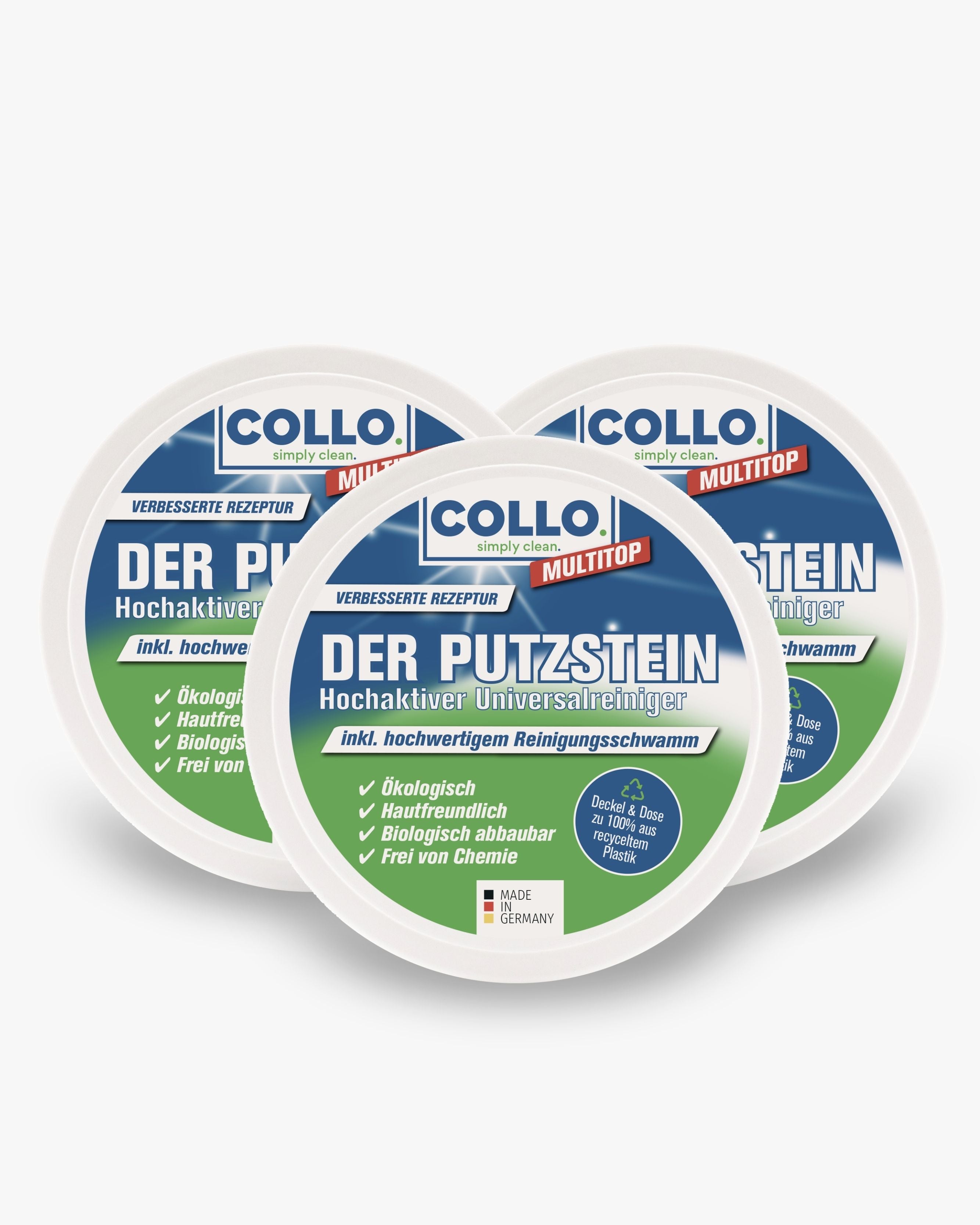 MULTITOP Putzstein – 3er-Set