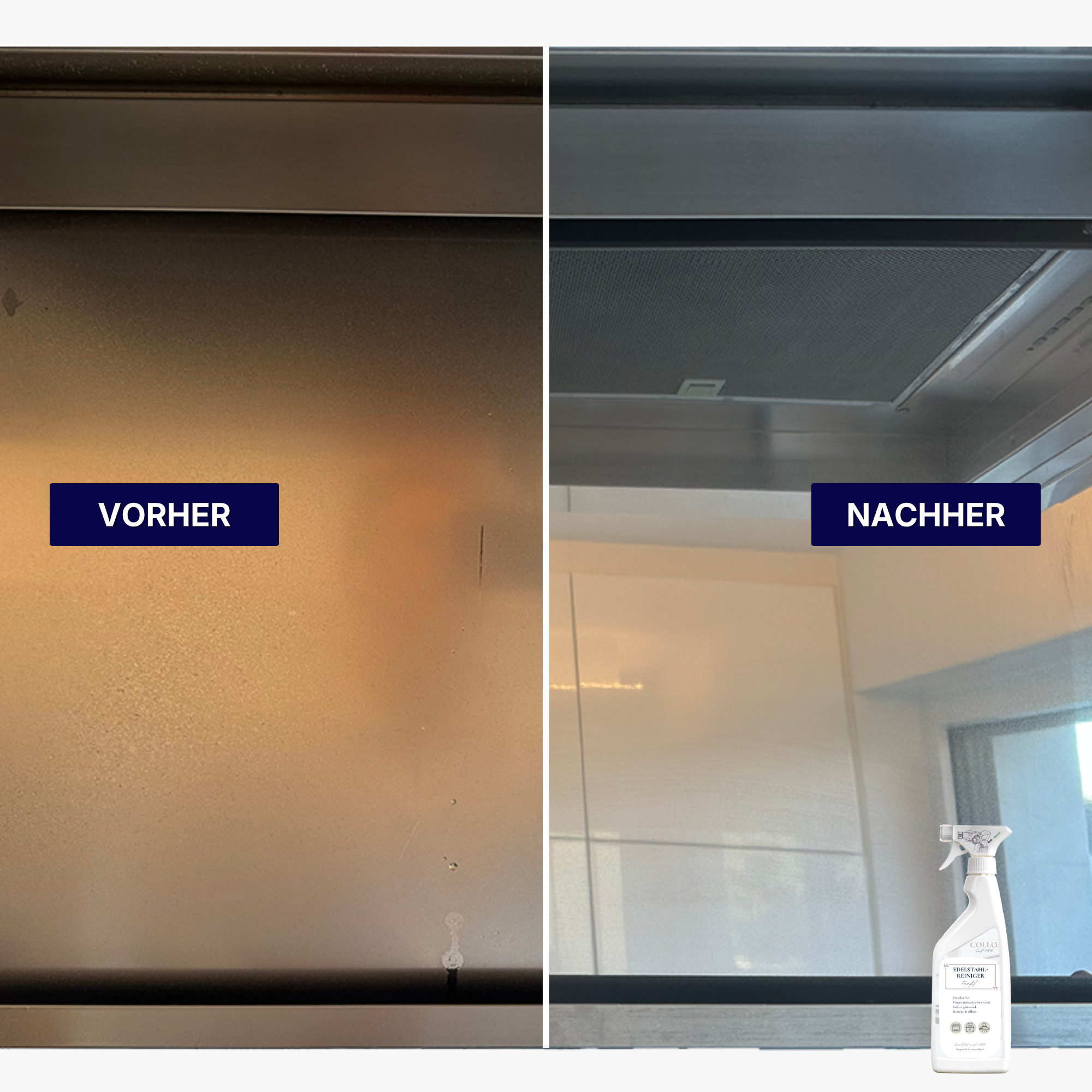 Vorher Nachher Vergleich Dunstabzugshaube