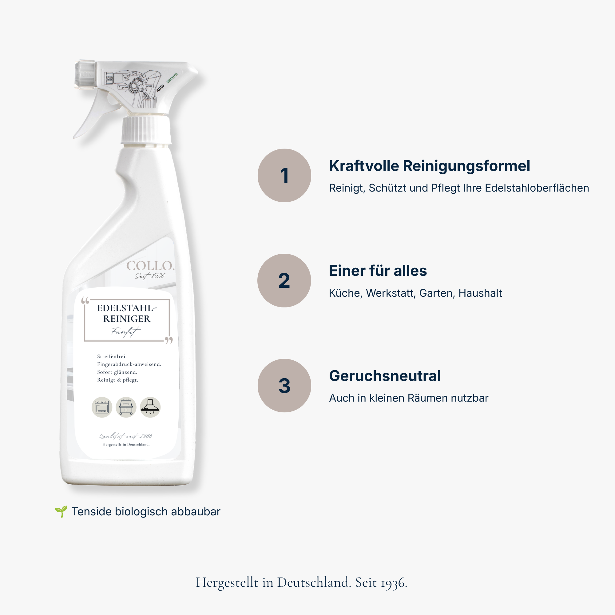 Produktinformationen zum Edelstahlreiniger