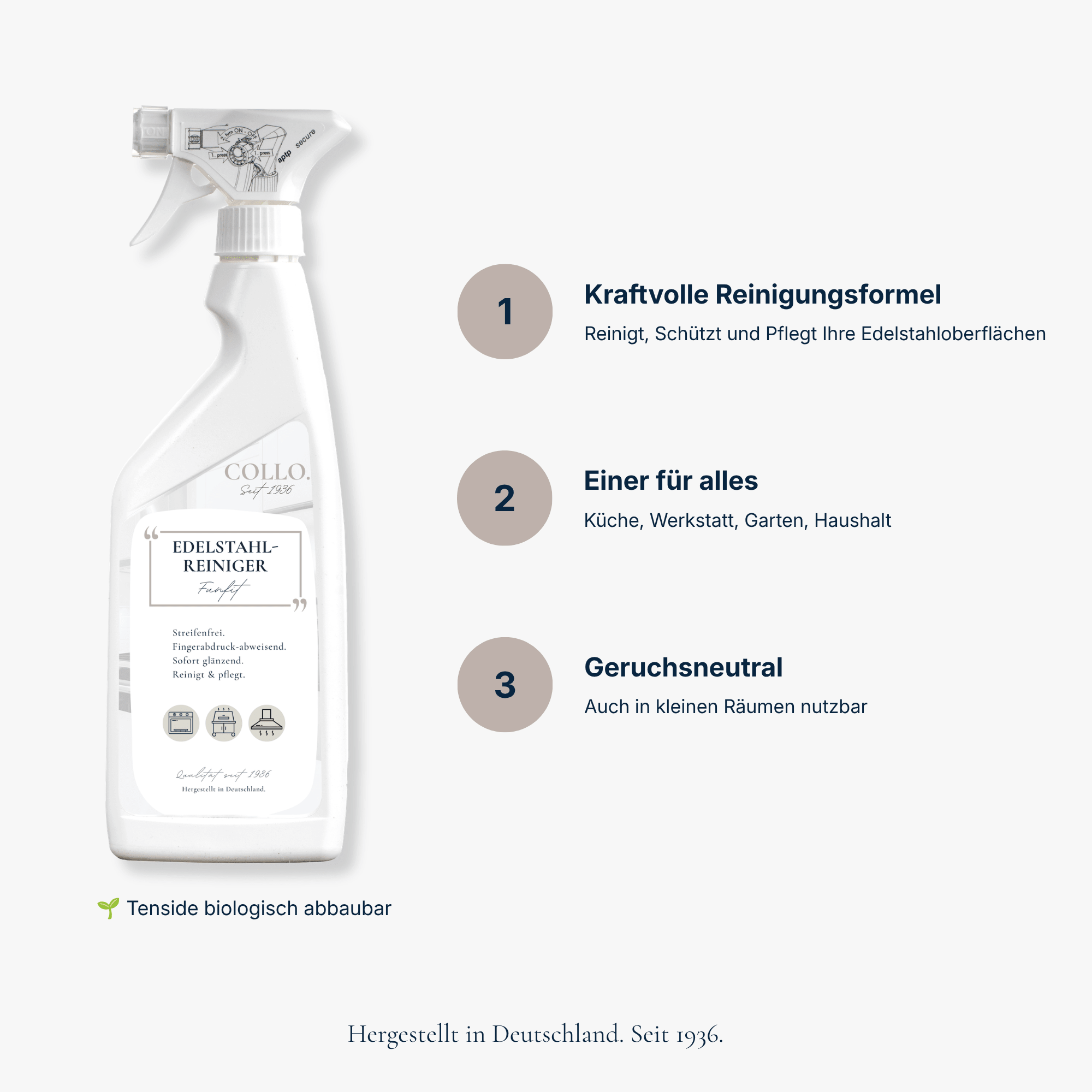 Produktinformationen zum Edelstahlreiniger