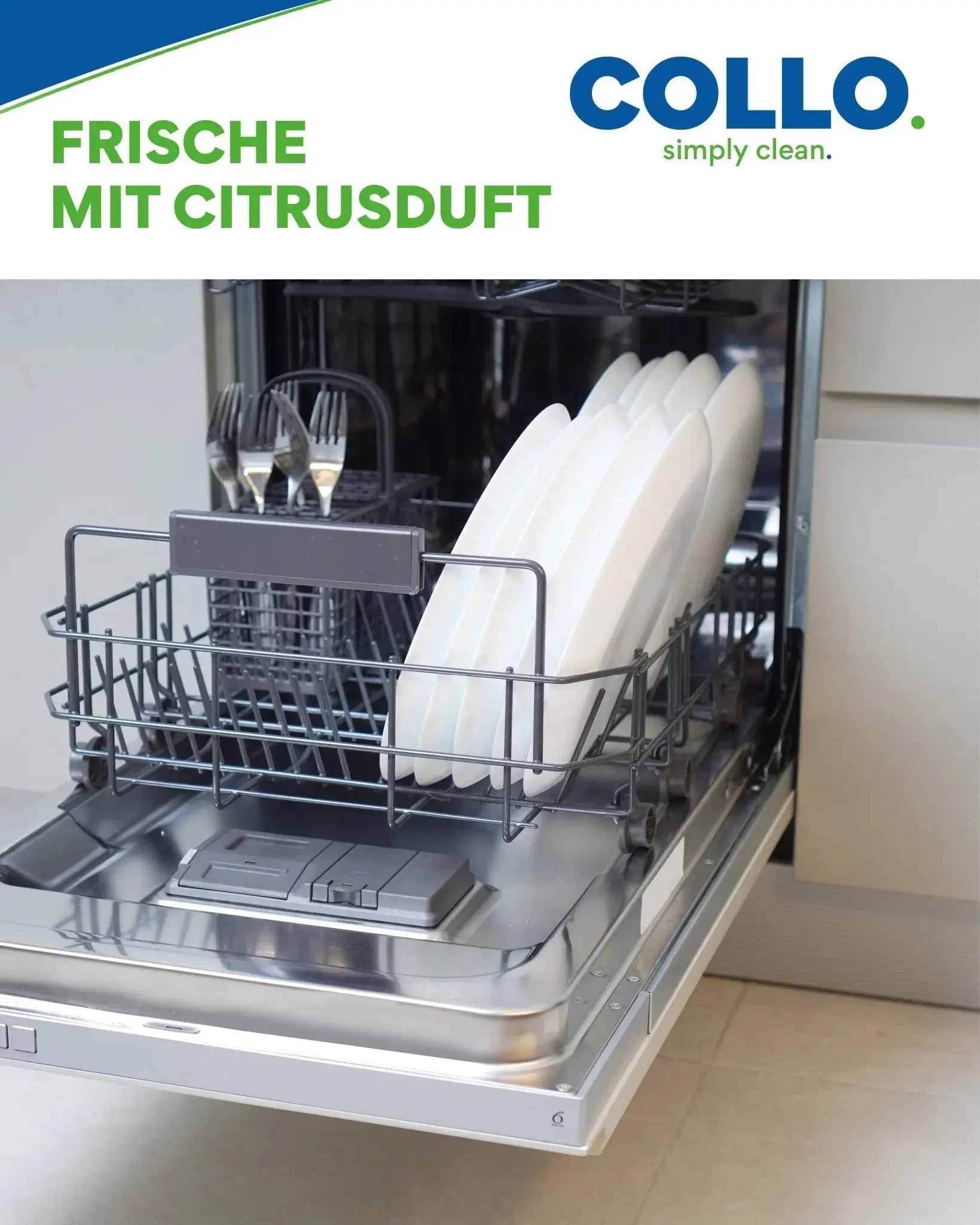 Klarspüler für strahlendes Geschirr - 0084 - COLLO. simply clean.