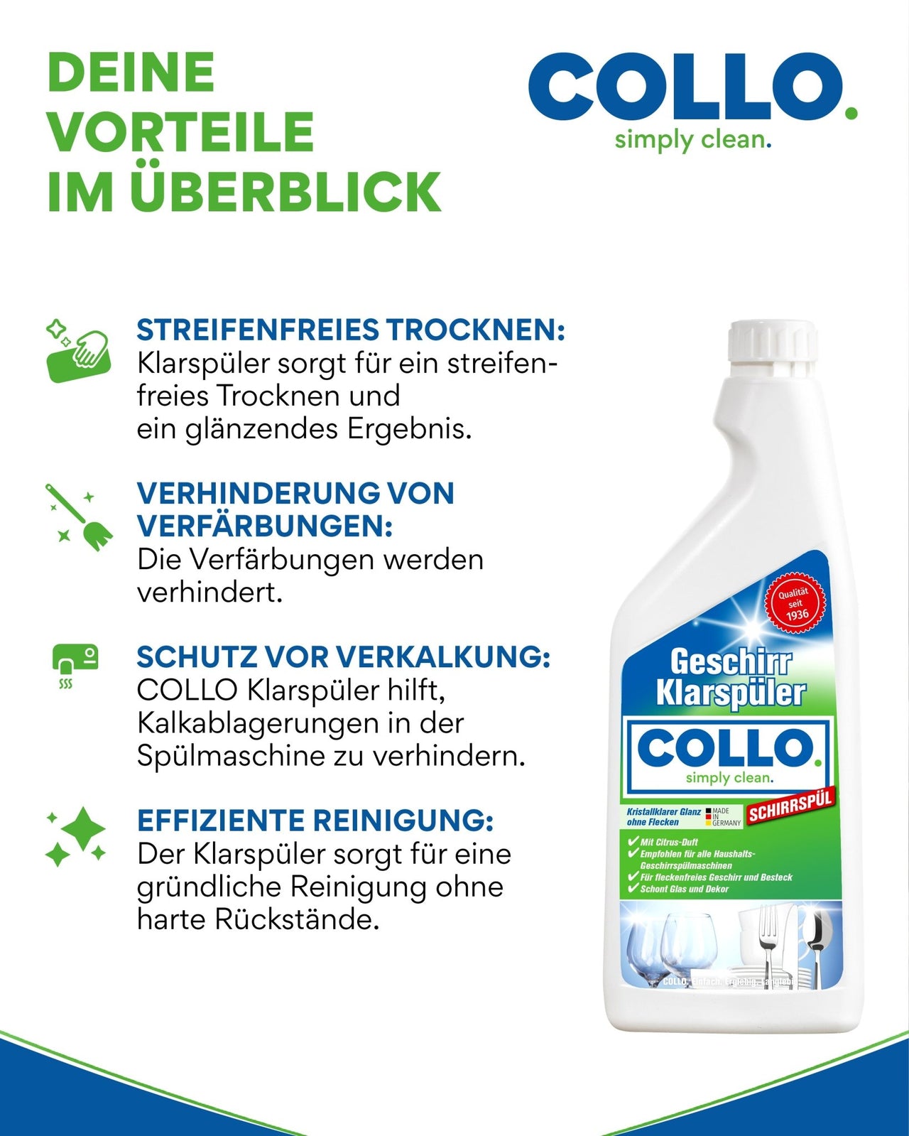 Nachfüllen von Klarspüler im Spülmaschinenfach