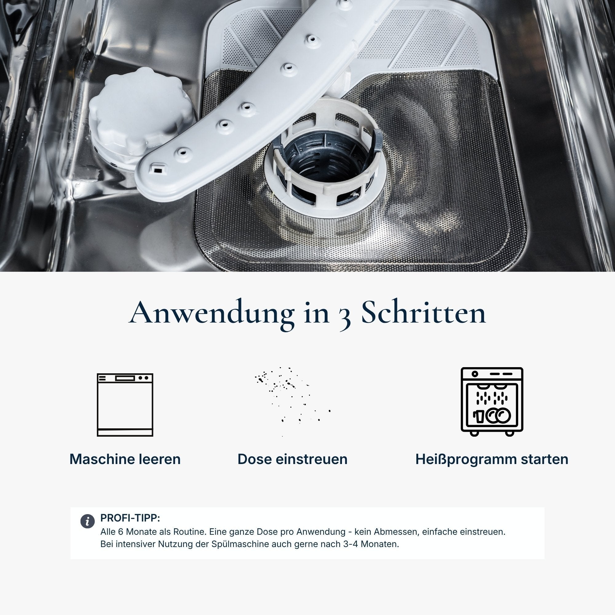 Vorteilsset: 3x Didal - Spülmaschinenreiniger - 0023 01.3 - COLLO. simply clean.
