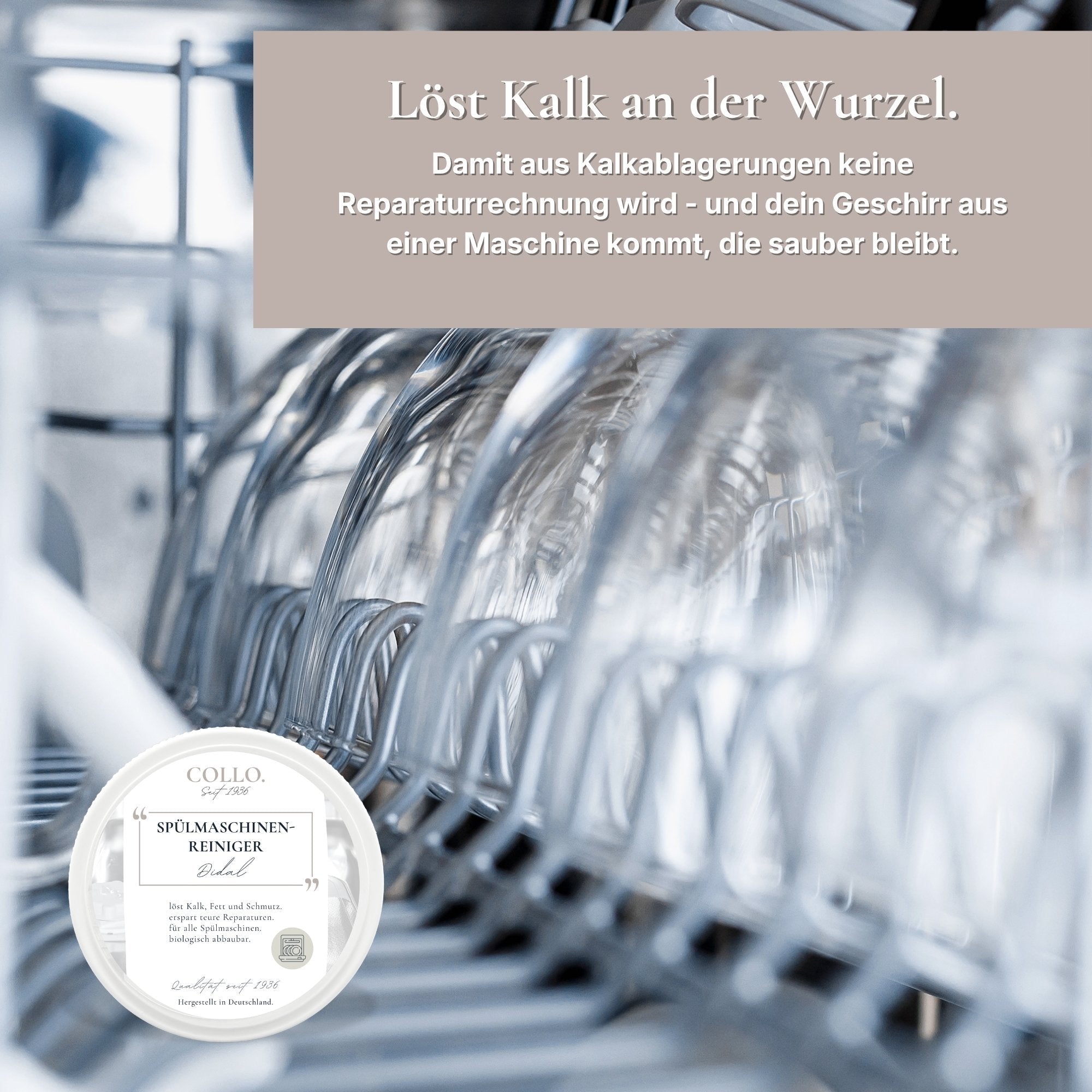 Vorteilsset: 3x Didal - Spülmaschinenreiniger - 0023 01.3 - COLLO. simply clean.