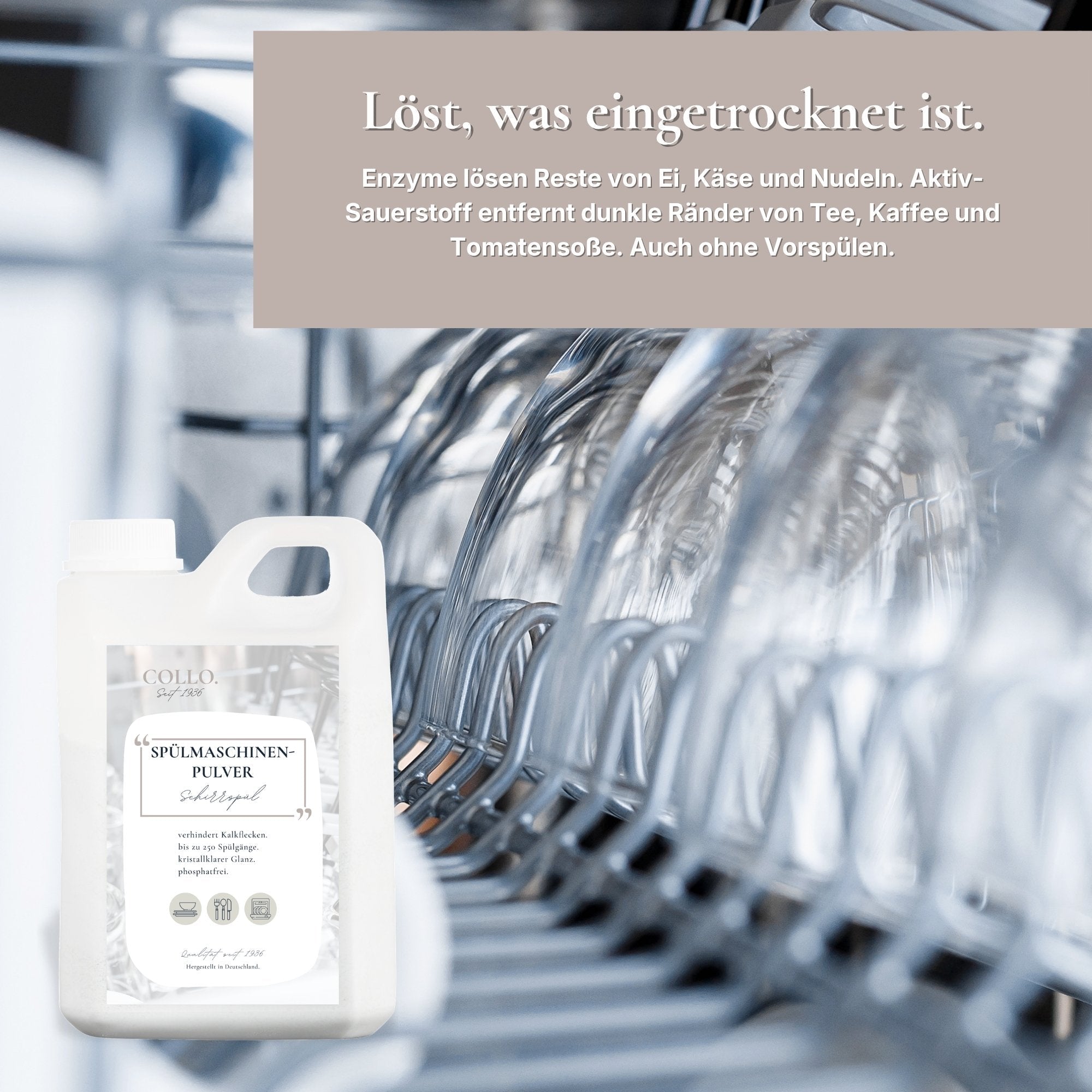 Vorteilsset: 3x Spülmaschinenpulver - 2 kg - 0083.3 - COLLO. simply clean.