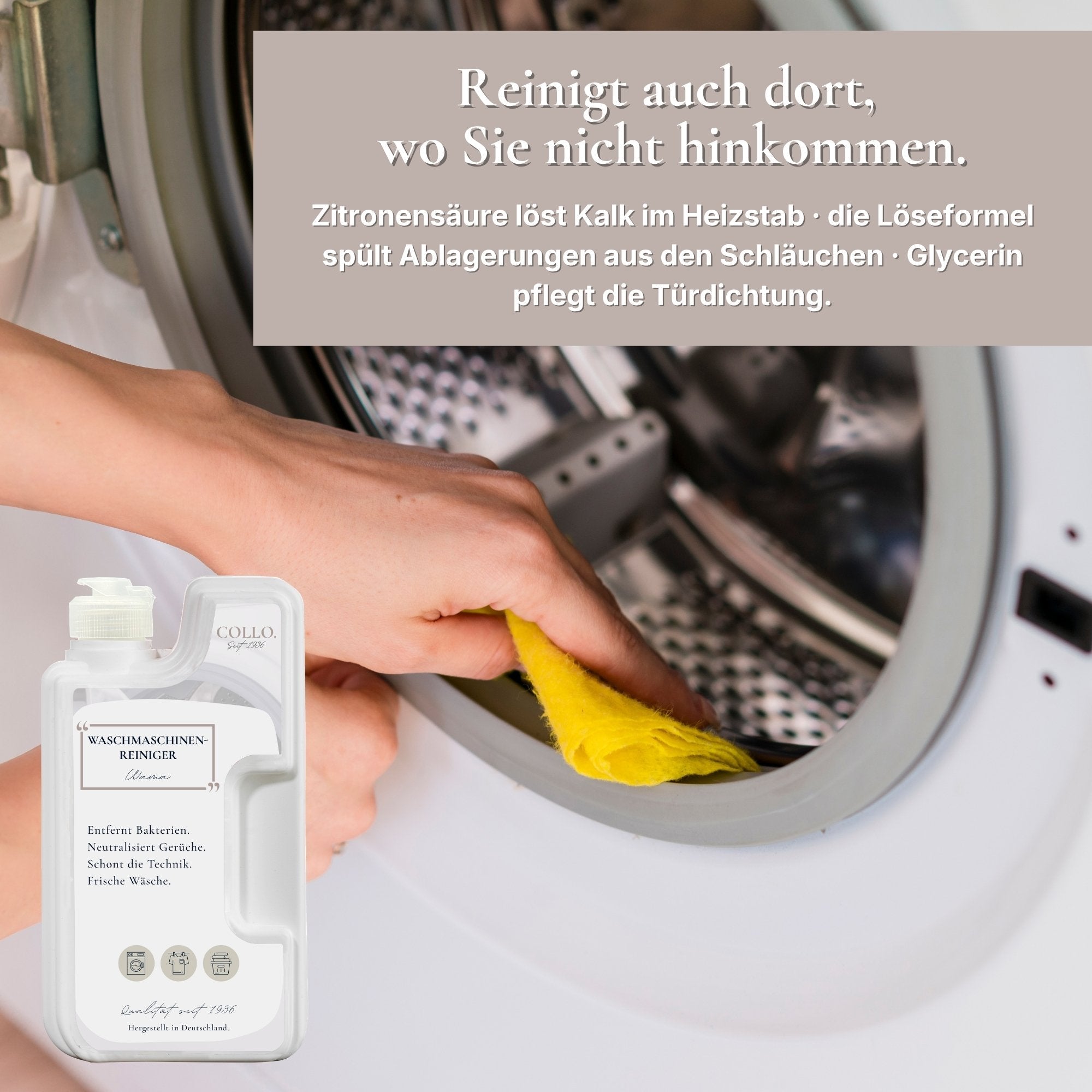 Vorteilsset: 5x Hygienischer Waschmaschinenreiniger - 0006.5 - COLLO. simply clean.