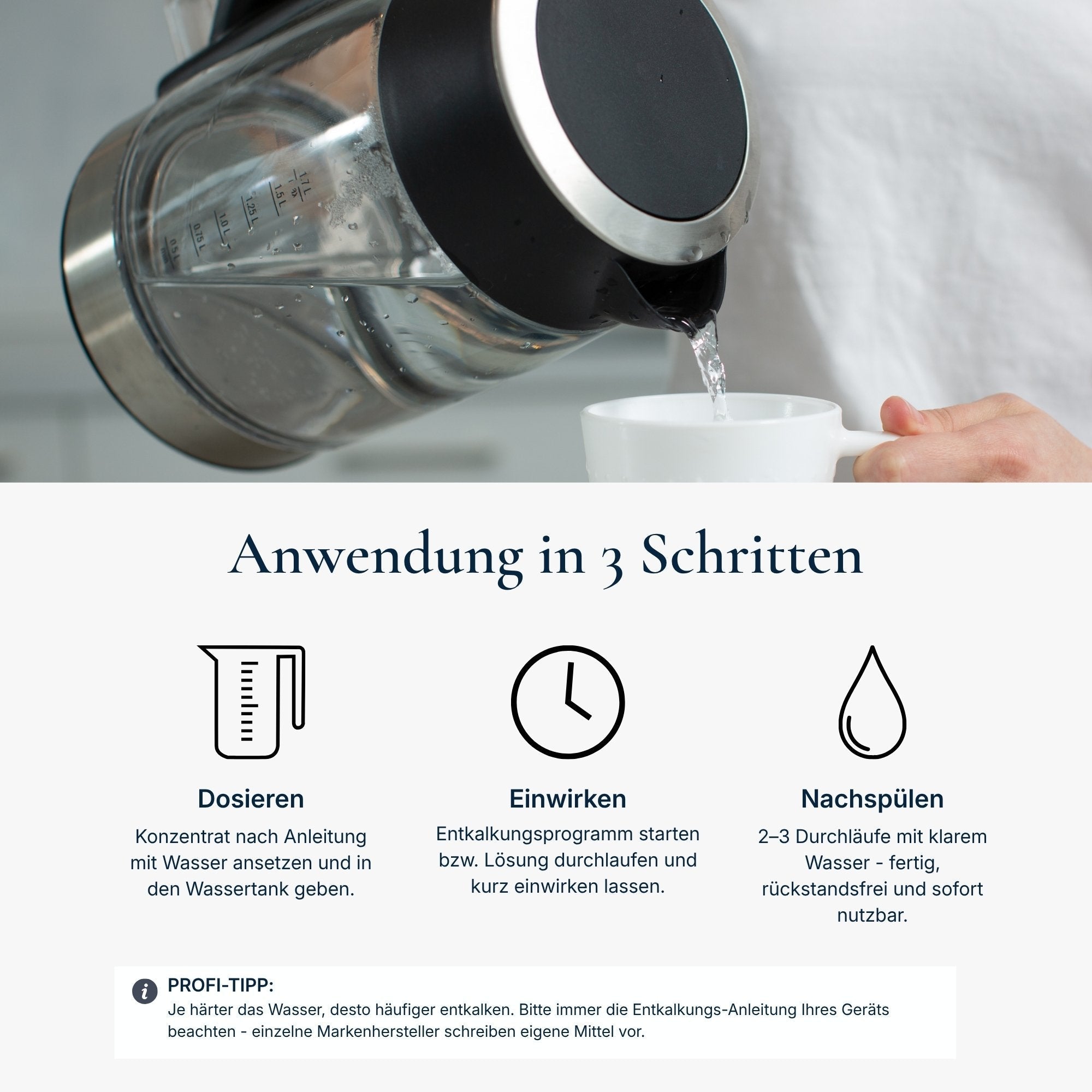 Vorteilsset: 5x Premium Entkalkerkonzentrat-0170.5 - COLLO. simply clean.