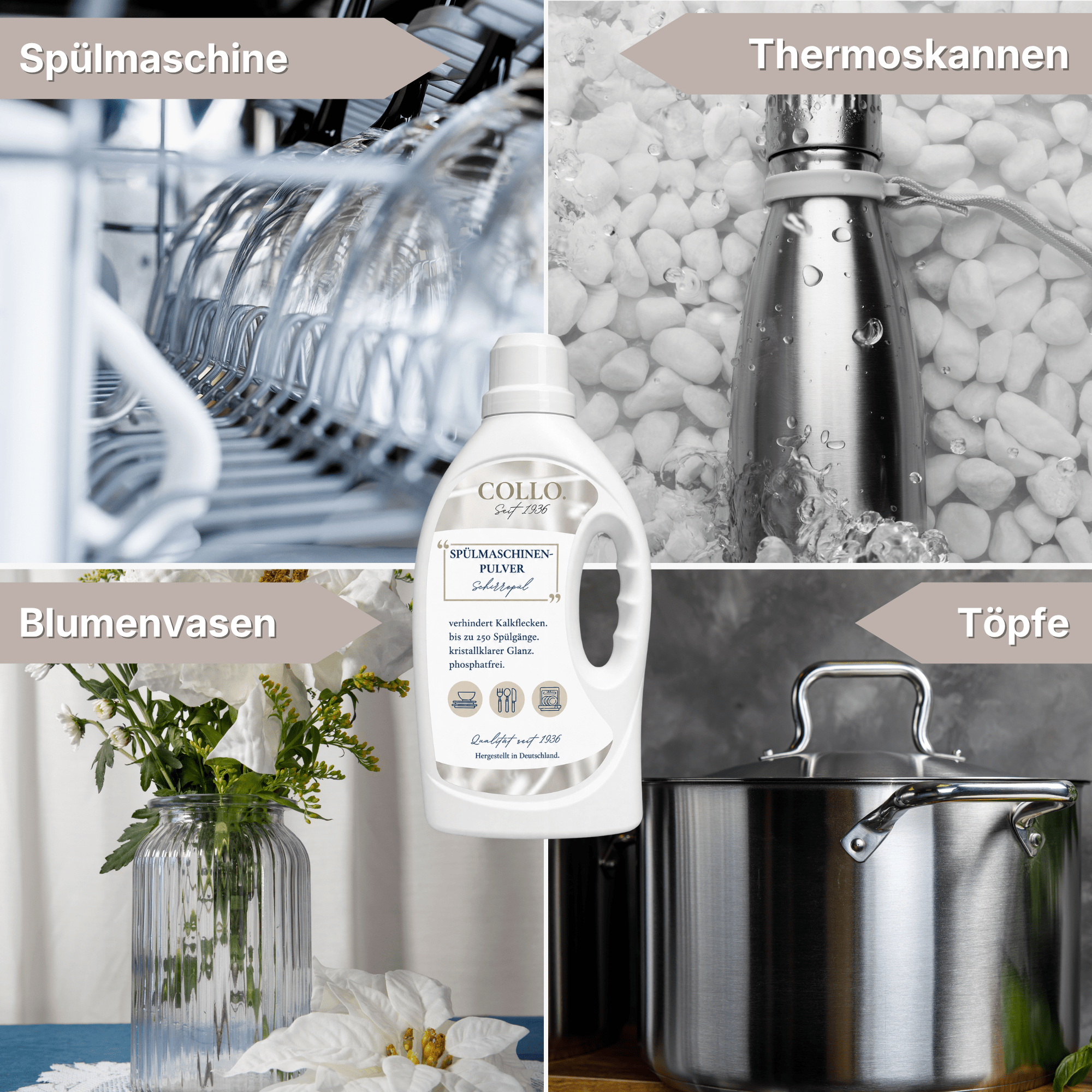 Anwendungsbereiche Spülmaschinenpulver