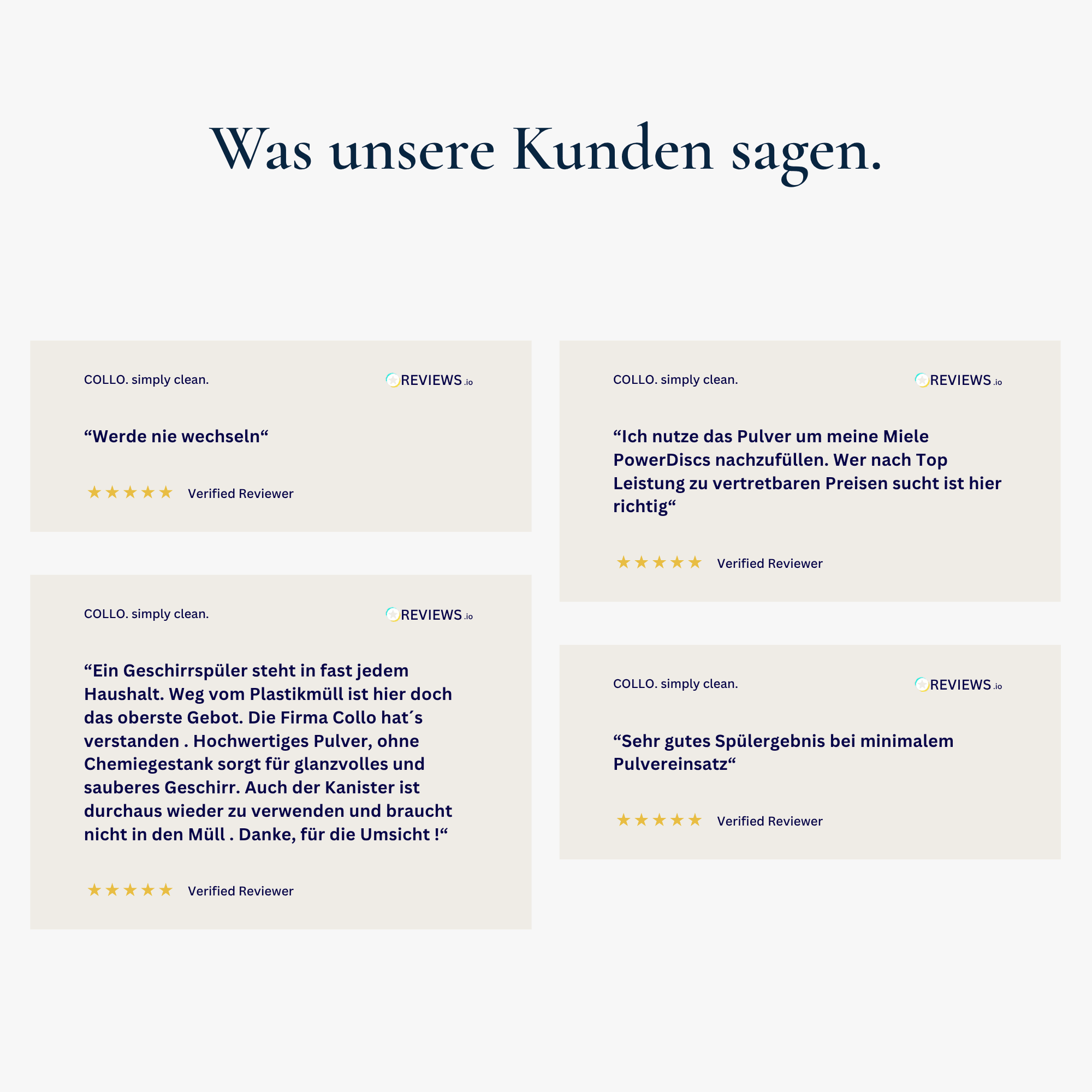 Kundenrezensionen & Feedback