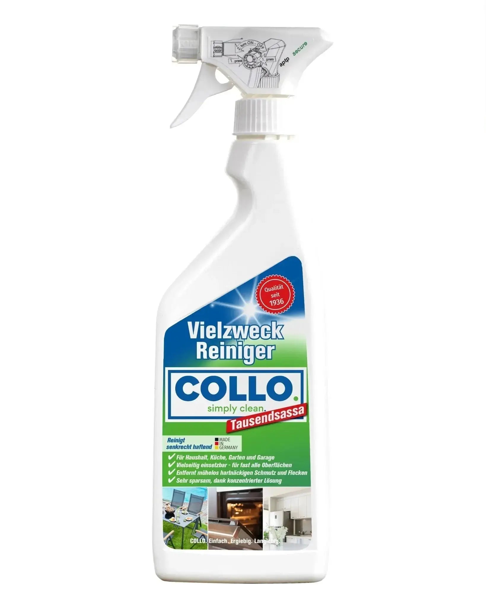 Vorteilsset: 5x Tausendsassa - Vielzweckreiniger / Allzweckreiniger - 0005.5 - COLLO. simply clean.